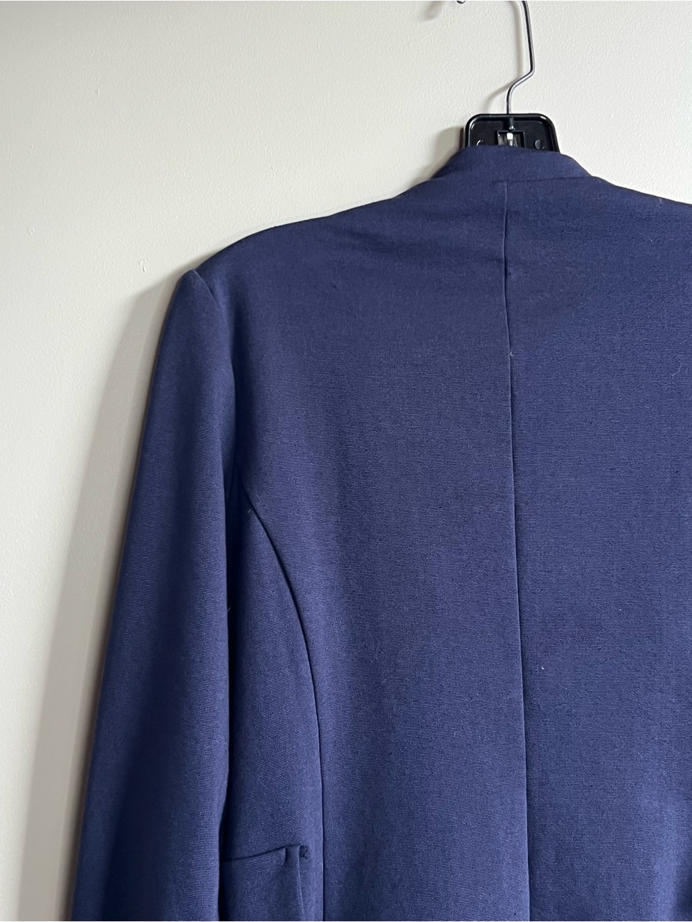 Mark Military Style Blazer Jacket Blue Silver Button Career Women Medium - Picture 11 of 12